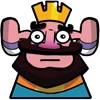 😕 Эмодзи «Clash Royale king» для Telegram