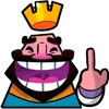 🖕 Эмодзи «Clash Royale king» для Telegram