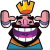 😄 Эмодзи «Clash Royale king» для Telegram