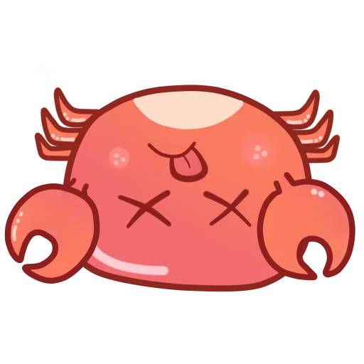 😵 Стикер «Crabs» для Telegram