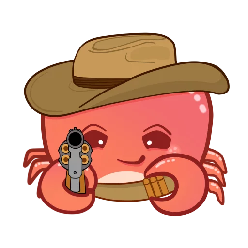 🔫 Стикер «Crabs» для Telegram