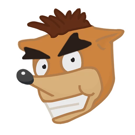 Стикерпак crash stickers для Telegram