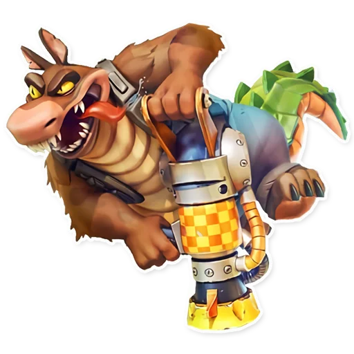 🤠 Стикер «Crash Bandicoot» для Telegram