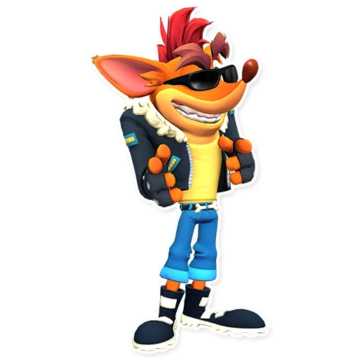 😎 Стикер «Crash Bandicoot» для Telegram