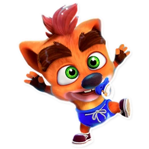 👶 Стикер «Crash Bandicoot» для Telegram