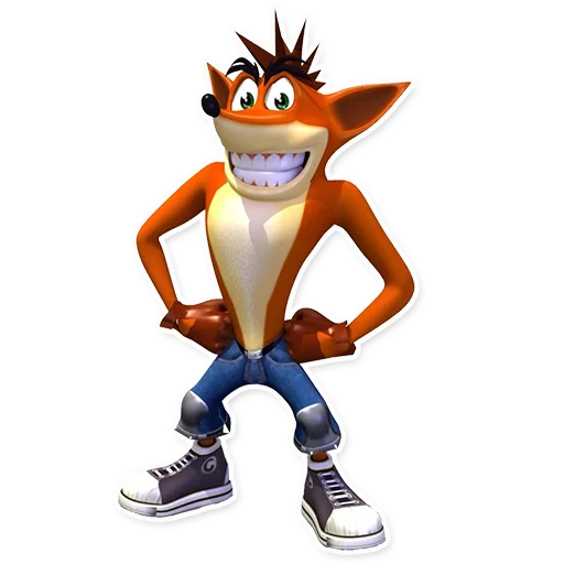😁 Стикер «Crash Bandicoot» для Telegram