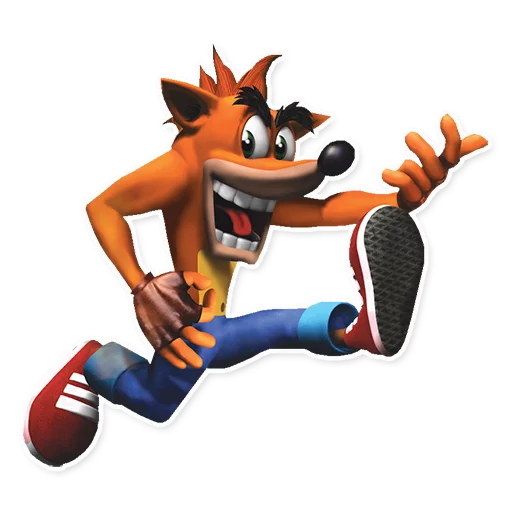🎸 Стикер «Crash Bandicoot» для Telegram
