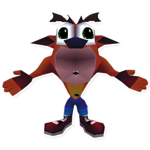 😲 Стикер «Crash Bandicoot» для Telegram