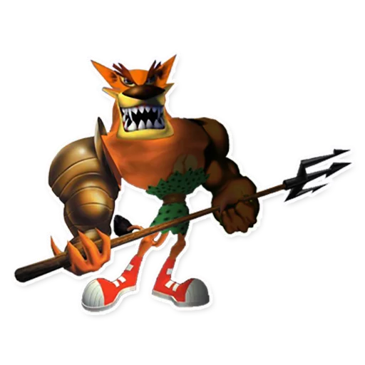 😼 Стикер «Crash Bandicoot» для Telegram