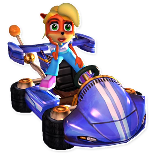 🚙 Стикер «Crash Bandicoot» для Telegram