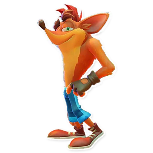 😏 Стикер «Crash Bandicoot» для Telegram