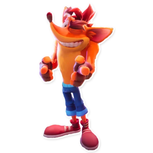 😉 Стикер «Crash Bandicoot» для Telegram