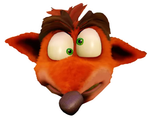 🤥 Стикер «Crash Bandicoot N. Sane Trilogy» для Telegram