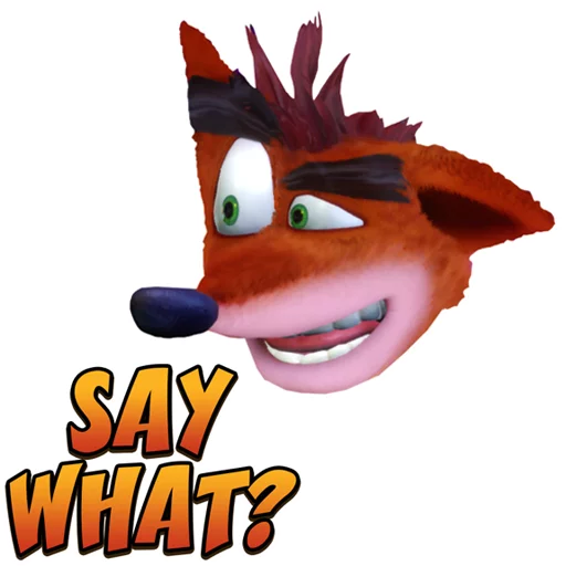 😮 Стикер «Crash Bandicoot N. Sane Trilogy» для Telegram