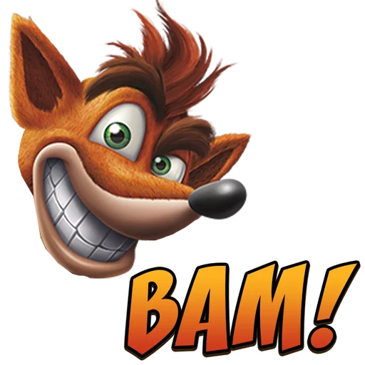 😁 Стикер «Crash Bandicoot N. Sane Trilogy» для Telegram