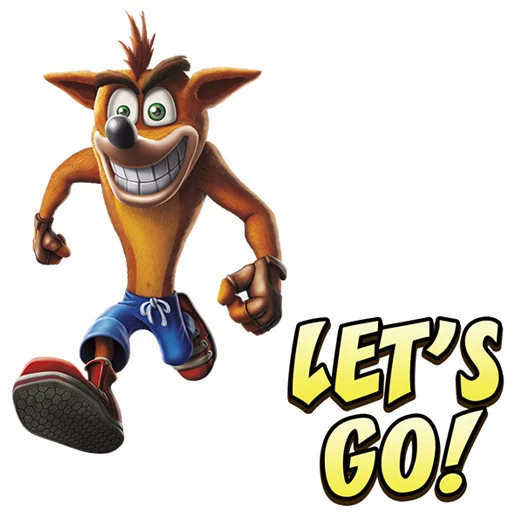 ☝ Стикер «Crash Bandicoot N. Sane Trilogy» для Telegram