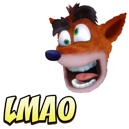 😜 Стикер «Crash Bandicoot N. Sane Trilogy» для Telegram