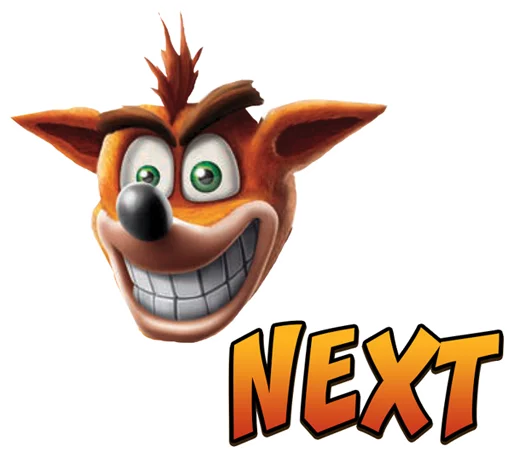😈 Стикер «Crash Bandicoot N. Sane Trilogy» для Telegram