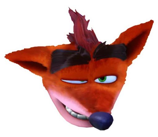 🤤 Стикер «Crash Bandicoot N. Sane Trilogy» для Telegram