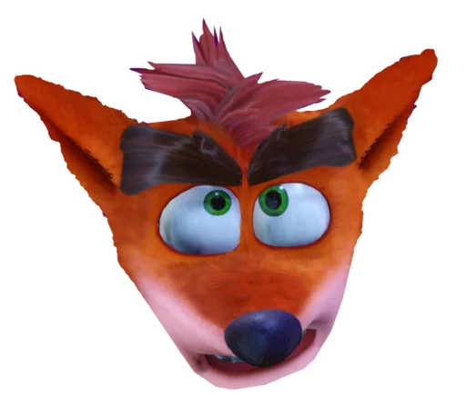 😠 Стикер «Crash Bandicoot N. Sane Trilogy» для Telegram