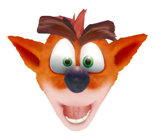 😲 Стикер «Crash Bandicoot N. Sane Trilogy» для Telegram