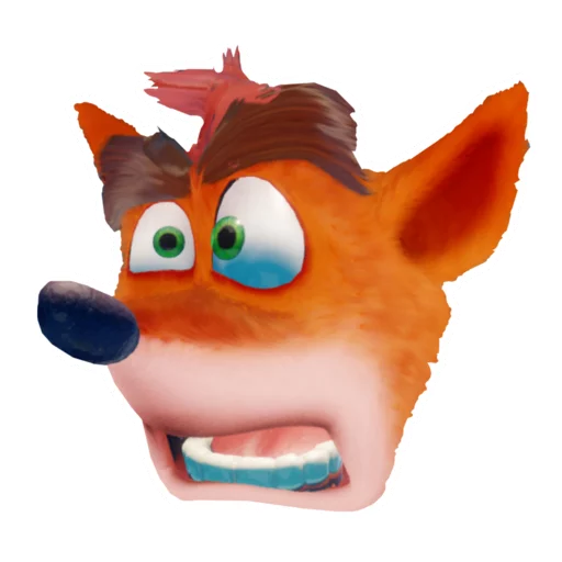 😰 Стикер «Crash Bandicoot N. Sane Trilogy» для Telegram