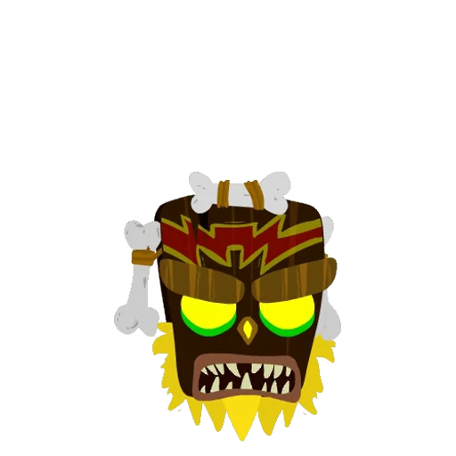 👺 Стикер «Crash Bandicoot» для Telegram