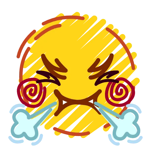 Стикер 42 crayons #emoji