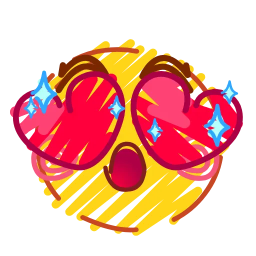 Стикер 17 crayons #emoji