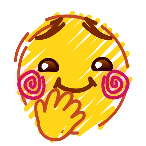 Стикер 55 crayons #emoji