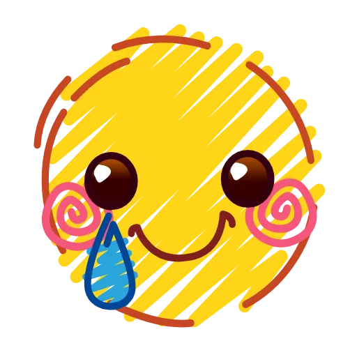 Стикер 9 crayons #emoji