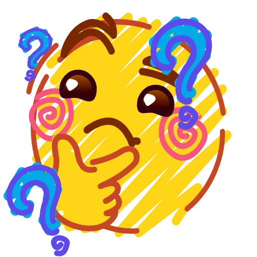 Стикер 53 crayons #emoji