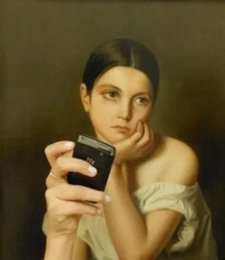 😐 Стикер «Crazy Art» для Telegram