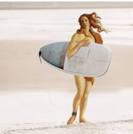 🏄‍♀ Стикер «Crazy Art» для Telegram