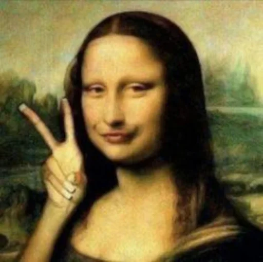 ✌ Стикер «Crazy Art» для Telegram