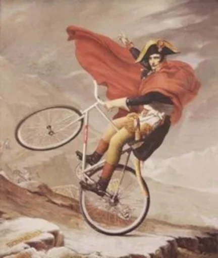🚲 Стикер «Crazy Art» для Telegram