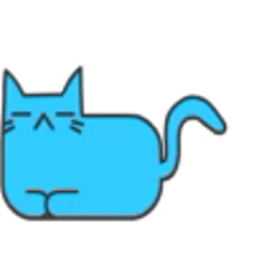 🐈 Эмодзи «Blue Cat» для Telegram