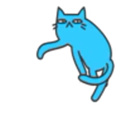 🐈 Эмодзи «Blue Cat» для Telegram