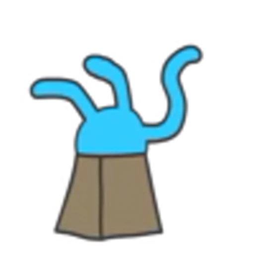 😵 Эмодзи «Blue Cat» для Telegram