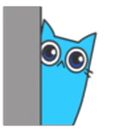 🤨 Эмодзи «Blue Cat» для Telegram