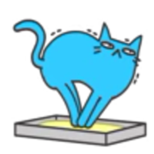 🐈 Эмодзи «Blue Cat» для Telegram
