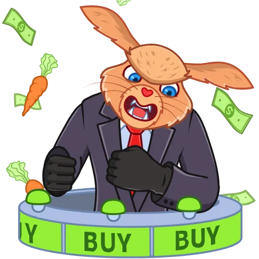 💸 Эмодзи «Crazy Bunny» для Telegram