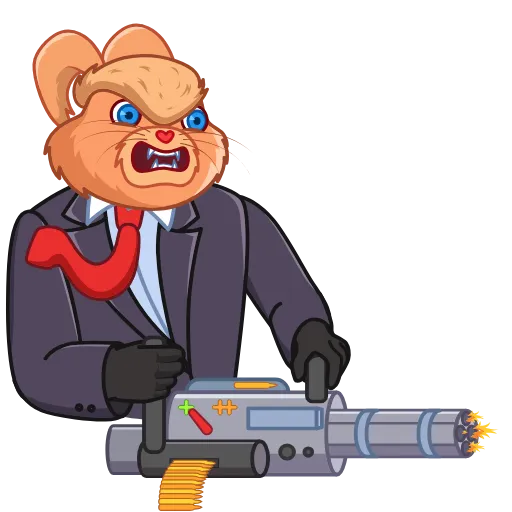 Стикерпак Crazy Bunny для Telegram