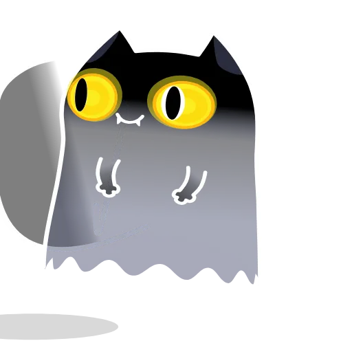 🦇 Стикер «Crazy Kitty» для Telegram