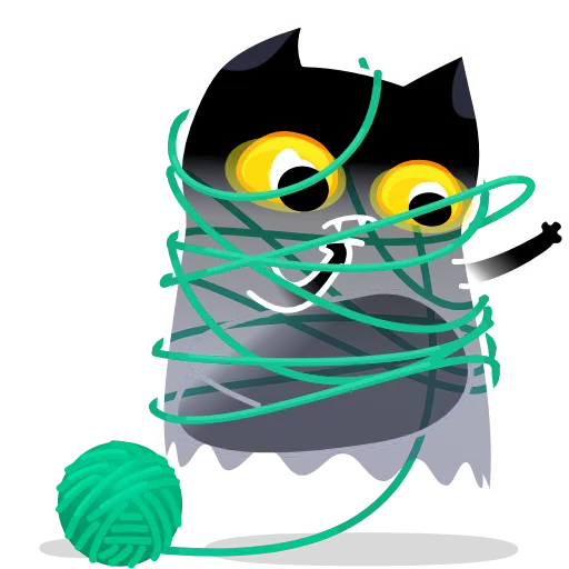 🤪 Стикер «Crazy Kitty» для Telegram