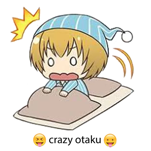 😨 Стикер «"attack on titan"crazy otaku» для Telegram