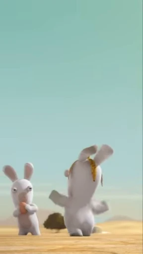 👍 Стикер «Crazy Rabbits part 2» для Telegram