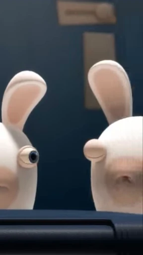 👍 Стикер «Crazy Rabbits part 2» для Telegram