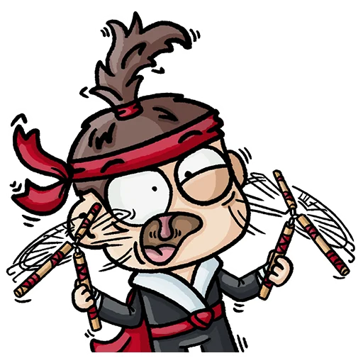 🤪 Стикер «Самурай» для Telegram