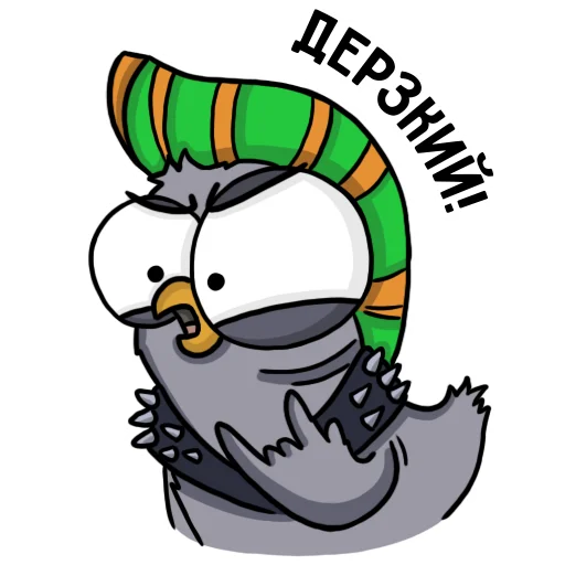 Стикерпак Воробушек для Telegram
